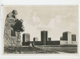 Hohenstein Kr. Osterode, Stadt, Kreis Osterode Hohenstein i. Ostpr., Denkmal für die Gefallenen des Hindenburg-Regiments am Tannenberg-Nationaldenkmal 