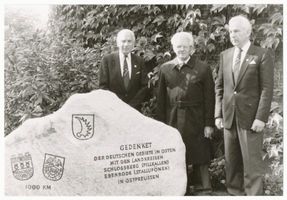  Kreis Schloßberg und Ebenrode, Gedenksteineinweihung in Winsen 