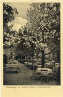 Metgethen, Ort und Bahnstation, Stadtkreis Königsberg Metgethen, Vierbrüderkrug, Kurhausgarten Metgethen, Vierbrüdersäule und Vierbrüderkrug