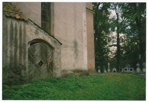 Plauten, Kreis Braunsberg Plauten, Kirche mit Friedhof Плаутен, церковь с кладбищем