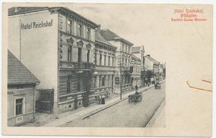 Schloßberg, Kreisstadt, Kreis Schloßberg Pillkallen Kr. Schloßberg, Hotel Reichshof Пиллкаллен, р-н Шлоссберг, отель „Рейхсхоф 