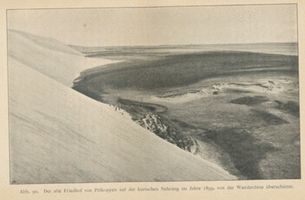 Pillkoppen, Kreis Samland Pillkoppen, Der alte Friedhof, von der Wanderdüne überschüttet Kurische Nehrung, Dünen