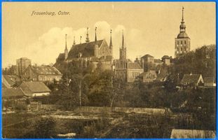 Frauenburg, Kreis Braunsberg Frauenburg, Blick auf die Stadt VI Фрауэнбург, вид на город, VI