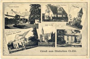 Bialutten, Kreis Neidenburg Bialutten, 6 Ansichten Биалюттен, 6 видов