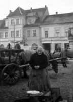 Johannisburg, Kreis Johannisburg Markt Johannisburg, Markt, Marktfrau 1936 Йоханнисбург, рыночная площадь, рыночная торговка, 1936