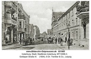 Insterburg, Stadt, Stadtkreis Insterburg Goldaper Straße