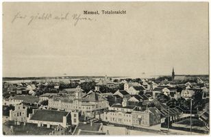 Memel, Stadt, Stadtkreis Memel Memel, Totalansicht IV Мемель, панорама, IV