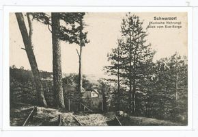 Schwarzort, Kreis Memel Schwarzort, Blick vom Evaberg auf das Dorf IV 