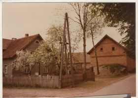 Klein Lasken, Ort, Kreis Lyck Klein Lasken, Ort (Laski Małe), Hof von Michael Kowalzik 