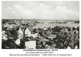 Lyck, Stadt, Kreis Lyck  Masurische Seen