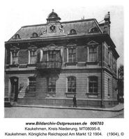 Kuckerneese, Ort, Kreis Elchniederung Am Markt 12