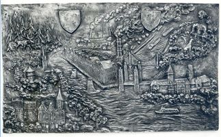 Königsberg (Pr.), Stadtkreis Königsberg Königsberg (Pr.), Bronzerelief der Königsberger Burgschüler 