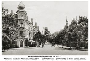 Allenstein, Stadtkreis Allenstein Bahnhofstraße  