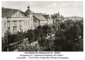 Königsberg (Pr.), Stadtkreis Königsberg Luisenallee