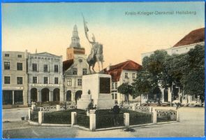 Heilsberg Kr. Heilsberg, Stadt, Kreis Heilsberg Heilsberg Kr. Heilsberg, Kreis-Kriegerdenkmal Heilsberg, Markt