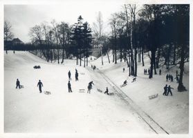 Königsberg (Pr.), Stadtkreis Königsberg Königsberg, Park Luisenwahl, Rodelbahn III Königsberg, Stadtteil Mittelhufen