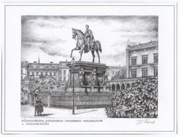 Königsberg (Pr.), Stadtkreis Königsberg Königsberg (Pr.), Friedrich Wilhelm III Denkmal XII Кёнигсберг (Пр.), памятник Фридриху Вильгельму III, XII