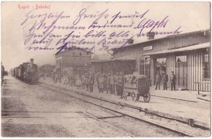 Ragnit, Kreis Tilsit-Ragnit Ragnit, Bahnhof VI Рагнит, вокзал, VI