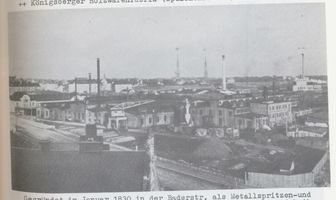 Königsberg (Pr.), Stadtkreis Königsberg Königsberg, Rathshof, Waggonfabrik, südwestl. Blickrichtung, Luftbild Königsberg, Luftbilder