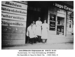 Kuckerneese, Ort, Kreis Elchniederung Am Markt