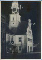 Braunsberg Kr. Braunsberg, Kreis Braunsberg Braunsberg, Rathaus, Geschmückt zur 650-Jahrfeier Braunsberg, Rathaus