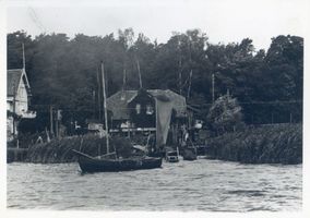 Rosenberg Kr. Heiligenbeil, Kreis Heiligenbeil Rosenberg Kr. Heiligenbeil, Teilansicht am Haff Frische Nehrung - Frisches Haff
