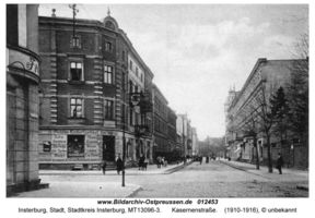 Insterburg, Stadt, Stadtkreis Insterburg Göringstraße (fr. Kasernenstraße)