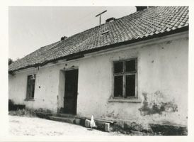 Schönefeld, Kreis Gerdauen Schönefeld, Haus am Ortseingang rechte Seite 