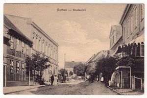 Barten Kr. Rastenburg, Kreis Rastenburg Barten Kr. Rastenburg, Straßenbild Бартен, уезд Растенбург, уличный вид