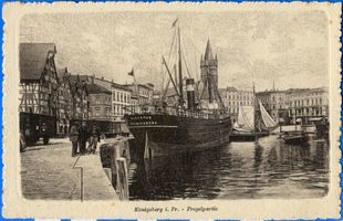 Königsberg (Pr.), Stadtkreis Königsberg Königsberg (Pr.), Pregelpartie, Photo-Radierung Кёнигсберг (Пр.), вид на Прегель, фотоофорт