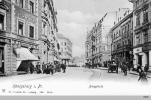 Königsberg (Pr.), Stadtkreis Königsberg Königsberg, Bergplatz, Blick zum Roßgärter Markt 