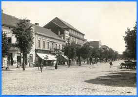 Lötzen, Stadt, Kreis Lötzen Lötzen, Marktplatz, Nordseite III Лётцен, рыночная площадь, северная сторона, III