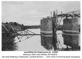 Allenburg, Stadt, Kreis Wehlau 