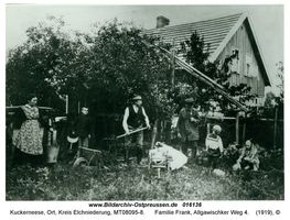 Kuckerneese, Ort, Kreis Elchniederung Allgawischker Weg