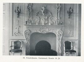 Friedrichstein, Kreis Samland Friedrichstein, Gartensaal, Kamin III 