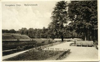 Königsberg (Pr.), Stadtkreis Königsberg Königsberg, Wallpromenade zwischen Königstor und Rossgärter Tor 