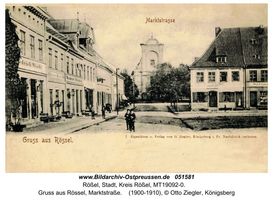 Rößel, Stadt, Kreis Rößel Marktstraße  