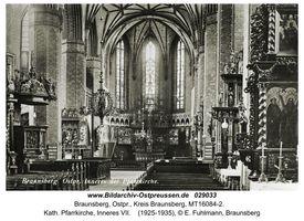 Braunsberg Kr. Braunsberg, Kreis Braunsberg  Braunsberg, Katholische Pfarrkirche (Katharinenkirche)