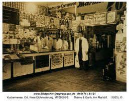 Kuckerneese, Ort, Kreis Elchniederung Am Markt