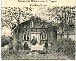 Schiewenau, Kreis Wehlau Schiewenau, Familiengarten 