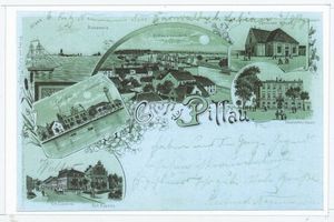 Pillau, Seestadt, Kreis Samland Pillau, Potpourrikarte VI Пиллау, карточка-потпурри, VI