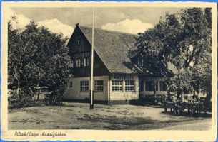 Pillau, Seestadt, Kreis Samland Pillau-Kaddighaken, Gasthaus Haffblick Пиллау-Каддихакен, трактир «Вид на залив»