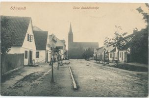 Schirwindt, Stadt, Kreis Schloßberg Schirwindt, Neue Brückenstraße Ширвиндт, Новая Брюккенштрассе
