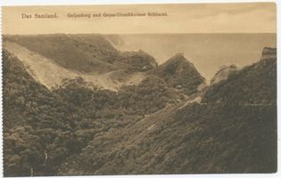 Groß Dirschkeim, Kreis Samland Groß Dirschkeim, Galgenberg und Schlucht Samländische Steilküste