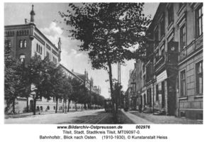 Tilsit, Stadt, Stadtkreis Tilsit Bahnhofstraße  