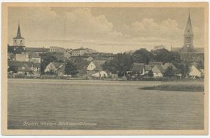 Stuhm, Stadt, Kreis Stuhm Stuhm, Blick vom Hintersee Штум, вид с Хинтерзее