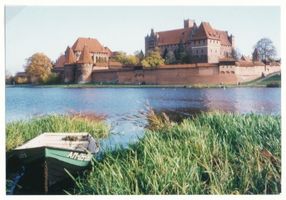 Marienburg, Westpr., Kreis Marienburg Marienburg i. Westpr., Die Marienburg von der Nogatseite XXIX Marienburg, Schloß