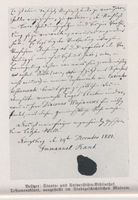 Königsberg (Pr.), Stadtkreis Königsberg Königsberg, Kant-Erinnerung, Testamentblatt 