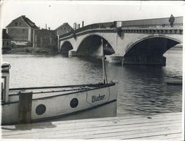 Nikolaiken Kr. Sensburg, Kreis Sensburg Nikolaiken Kr. Sensburg, Brücke über das Talter Gewässer Masurische Seen