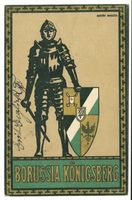 Königsberg (Pr.), Stadtkreis Königsberg Königsberg (Pr.), Karte des katholischen Studentenvereins Borussia Königsberg, Studentenverbindungen, Korporationen